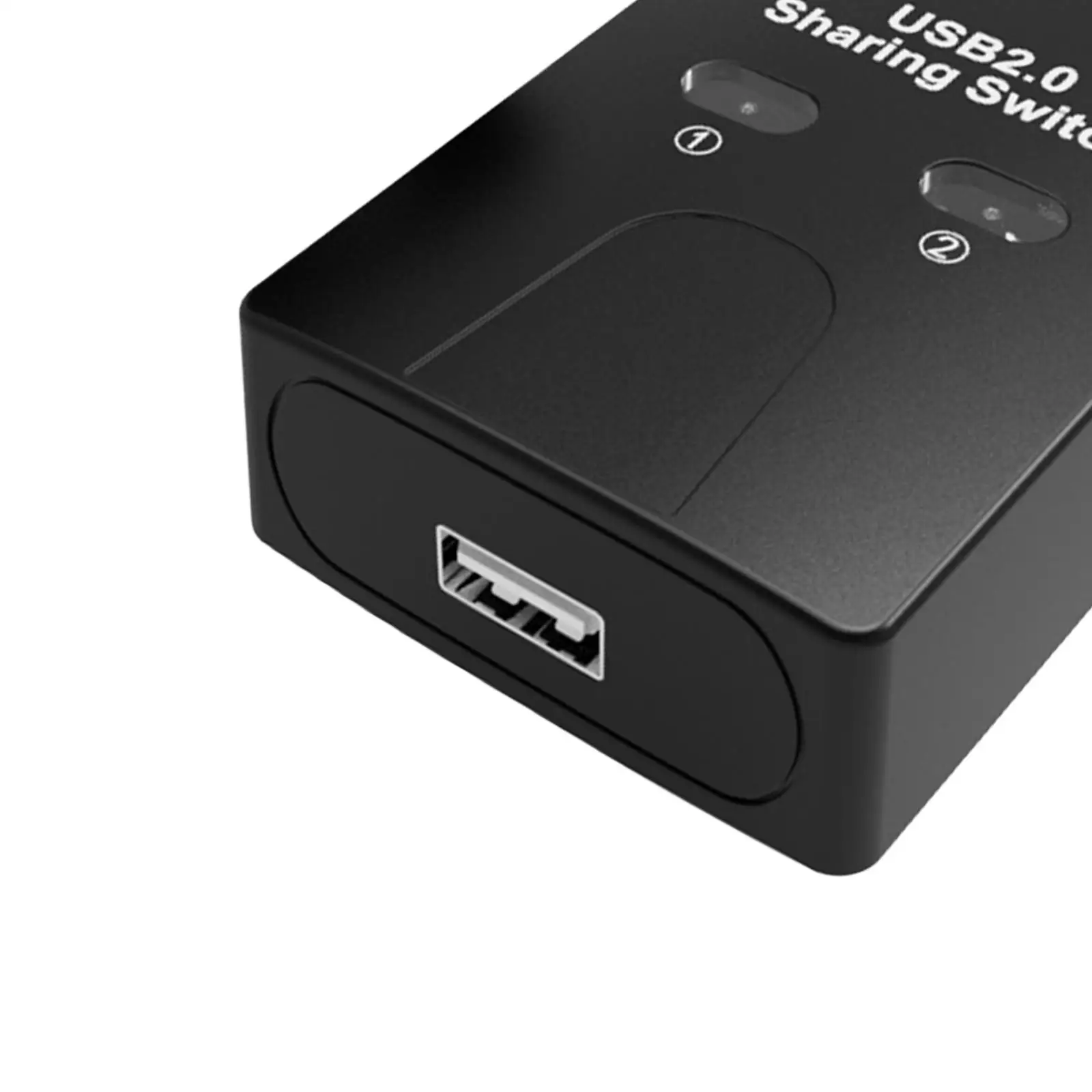 Printer Sharing Switch 2 in 1 Increased Work Efficiency Plug and Play Switch Selector for U Disk Computer Keyboard Mouse