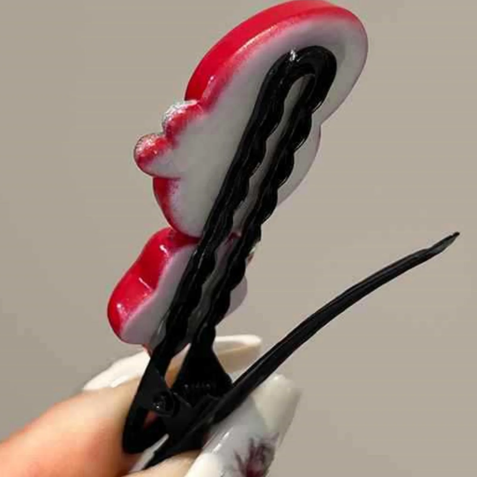 4PCS Apple & Star Hair Clips Set, Cute Red Fruit-themed Hairpins, Adorable Hair Accessories For Girls, Fun Fashion Hair Decor