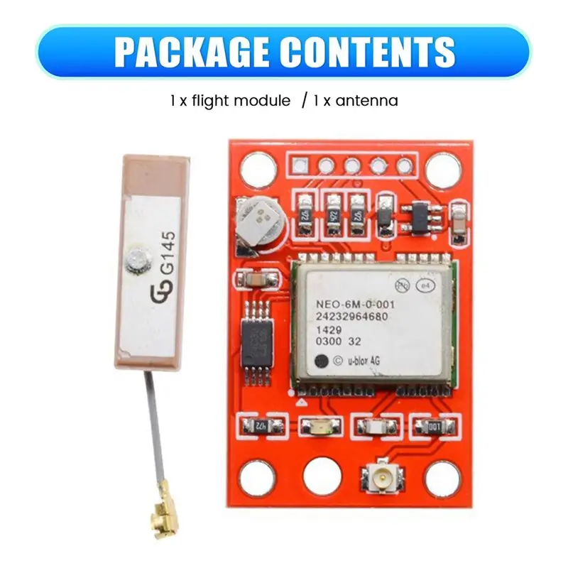 AAAEL-GY-NEO6MV2 비행 컨트롤러 보드 APM2.5 IPX GSM GPS 안테나 비행 제어 모듈 (NEO6MV2 GPS용)