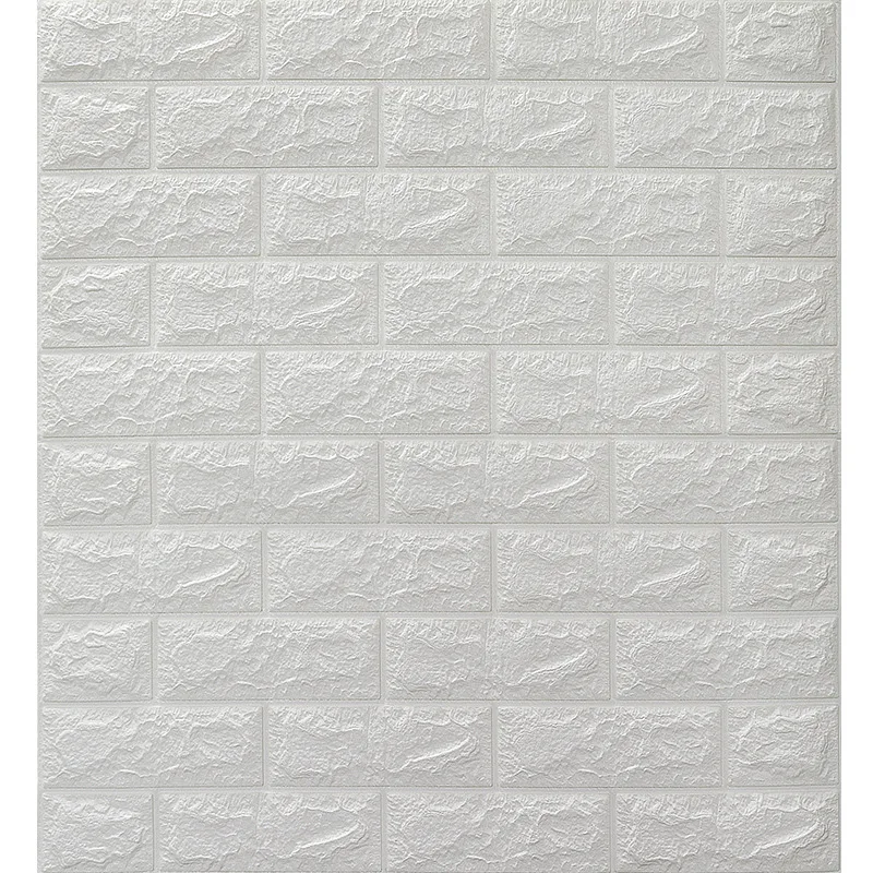 

Foam 3D stereoscopic wall with self-adhesive wallpaper anti-collision soft package bedroom decoration waterproof moisture-proof