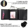 Bussiness Genuine Leather Mens Wallet with Coin Pocket Bifold Wallet for Men 4