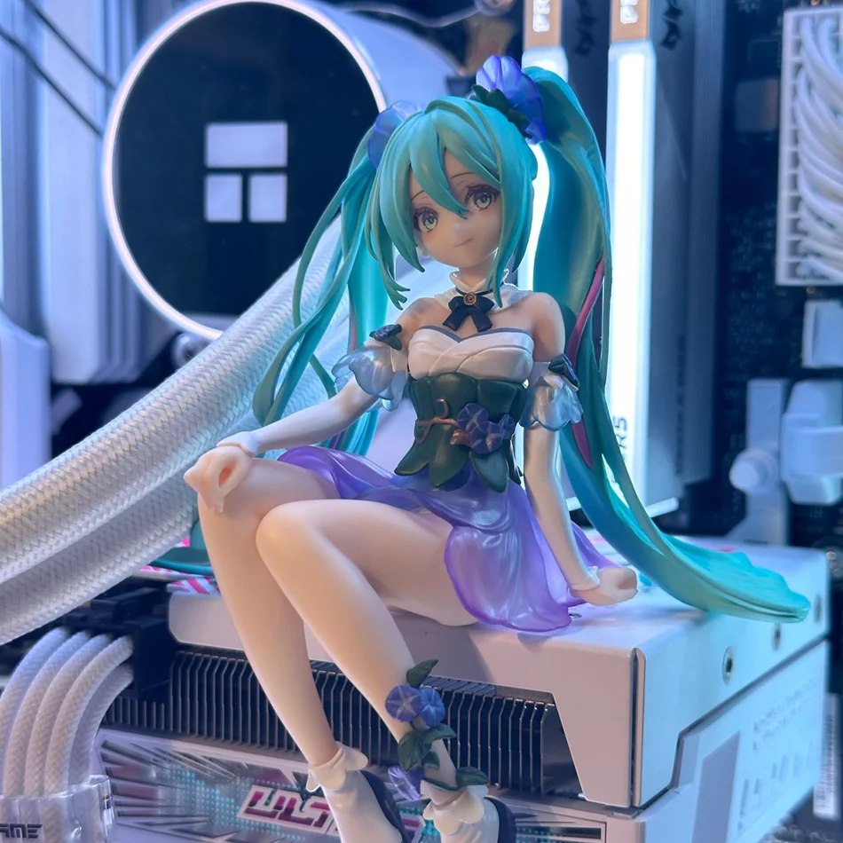 Hatsune Miku Flower Fairy Kawaii Anime Figurine - Charming PVC Collectible Doll