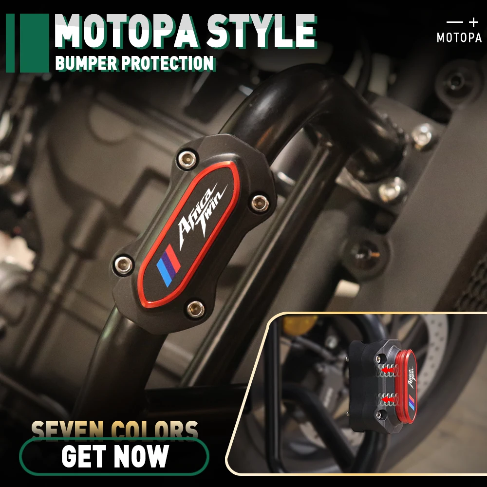 

Для Honda Africa Twin CRF1100L CRF Adventure 2019-2024 мотоциклетный модифицированный бампер противоударный резиновый защитный бампер резиновый блок