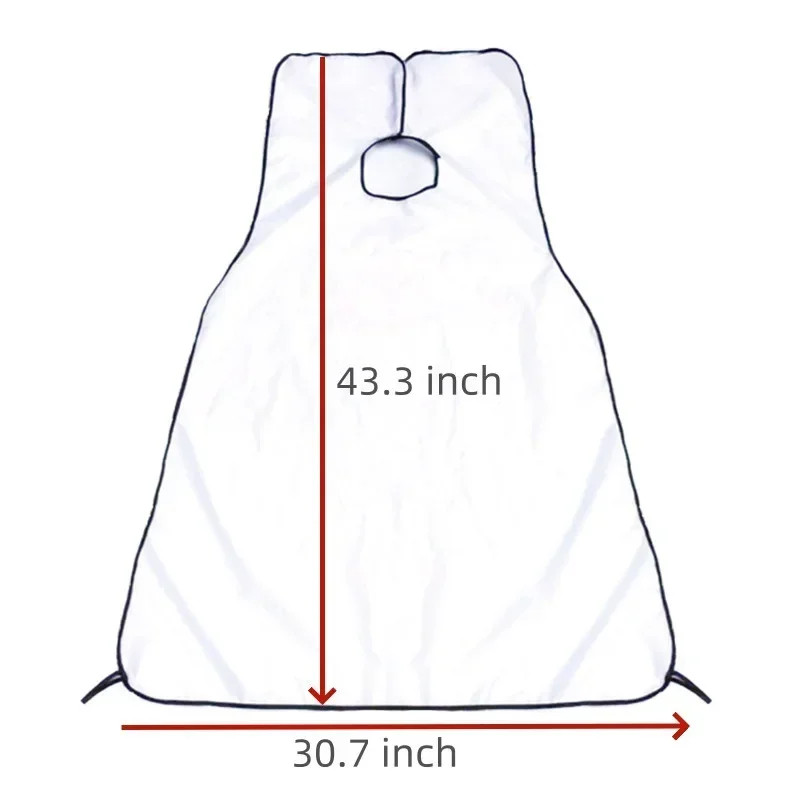 Beard Catcher Cape Bib Mirror Suction Cup Apron Hair Shave Beard Catcher Clean Care Waterproof Floral Cloth With Two Suctio 3