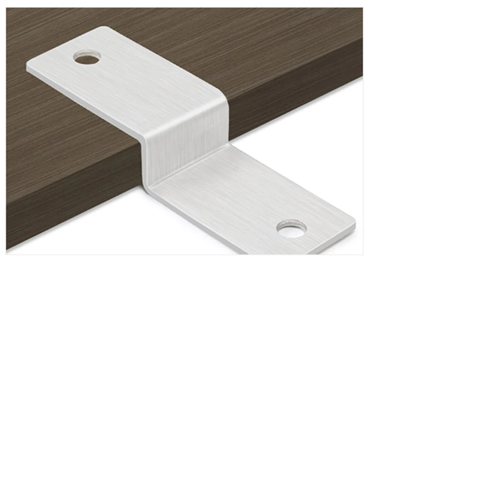Corner Brackets Connector Z-Shaped Corner Fixed Fasteners Multifunctional Stainless Steel Fixed Code Connector Hardware