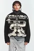 2024 Y project Autumn/Winter Fleece Lamb Wool Zipper Cotton Coat High Collar Plush Jacket WY1085 1
