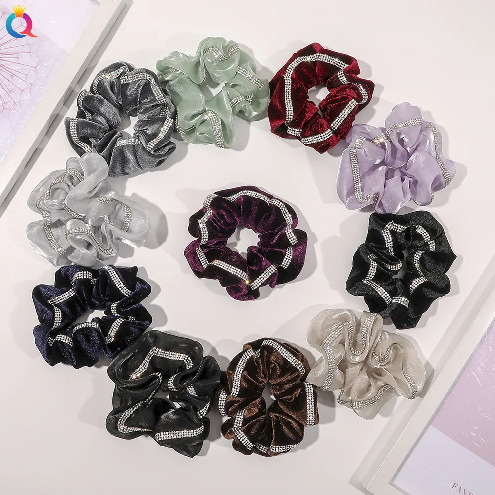 

Модный ободок для волос в виде большого кишечника, ободок из бархатной ткани, сетчатая повязка на голову для конского хвоста, женские аксессуары для волос