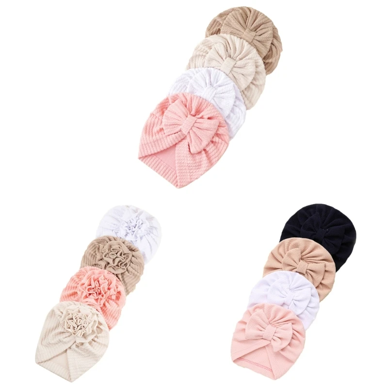

Infant Hat Skull Cap Baby Windproof Headwrap Universal 0-6Month Baby Headdress
