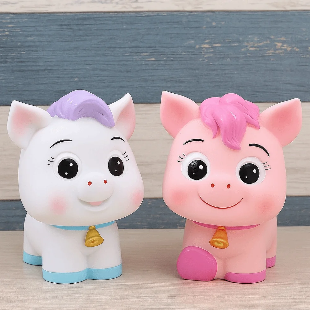 Practical Unbreakable Horse Money Jar Good Luck Decorative Coin Saving Box Cute Animal Piggy Bank Adult