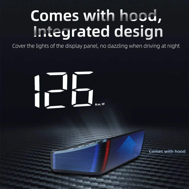 GPS HUD Digital Speedometer Display 2