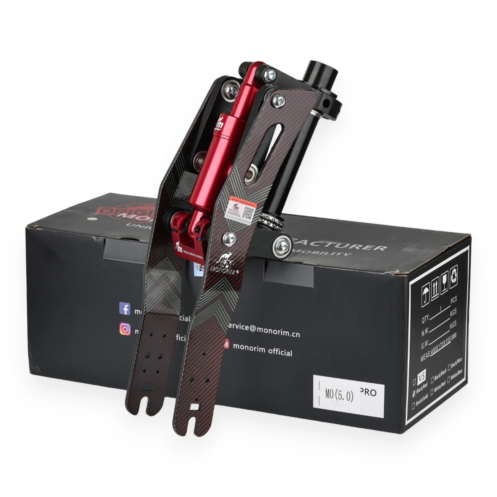 Amortisseur Avant Monorim ME EXA – Pour Trottinette Xiaomi M365, Neuf