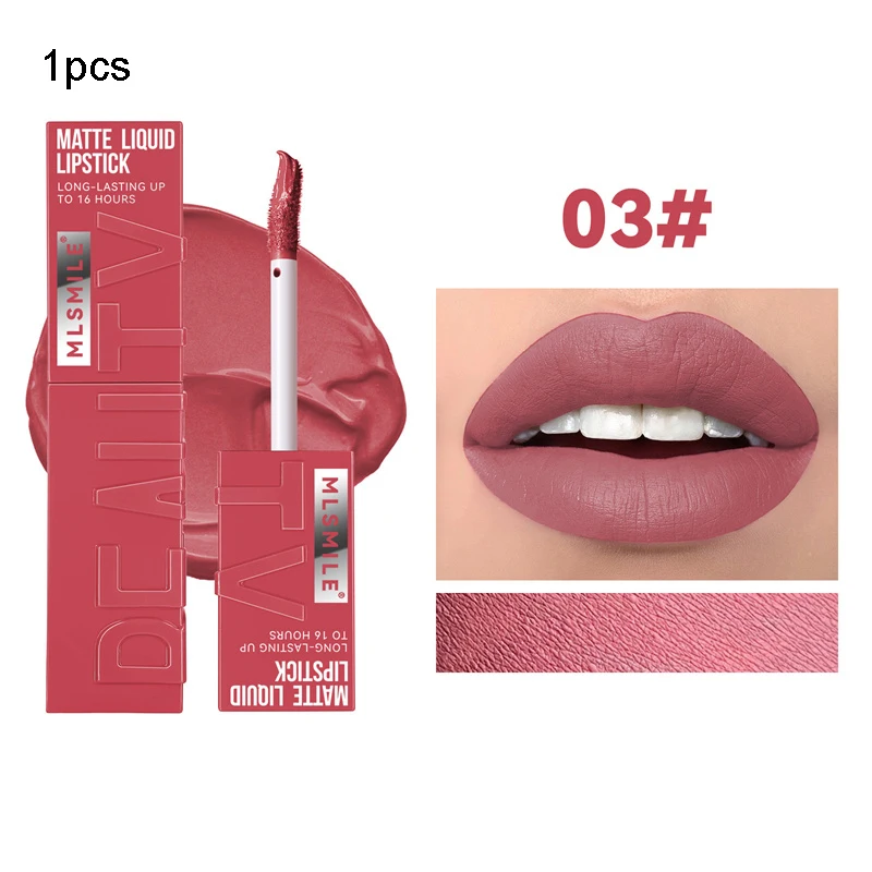 thumbnail image 1 of Non Stick Cup Lip Glaze Non-stick Cup Small And Portable White. Full Color Beauty Makeup Matte Lip Glaze 36g Smooth Texture, 1 of 5