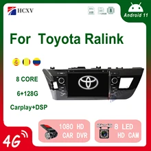 

HCXV Android Car Radio Stereo For Toyota Ralink 2 Din Stereo Car Navigation Multimedia System Dvd Player Audio Gps Autoradio 4G