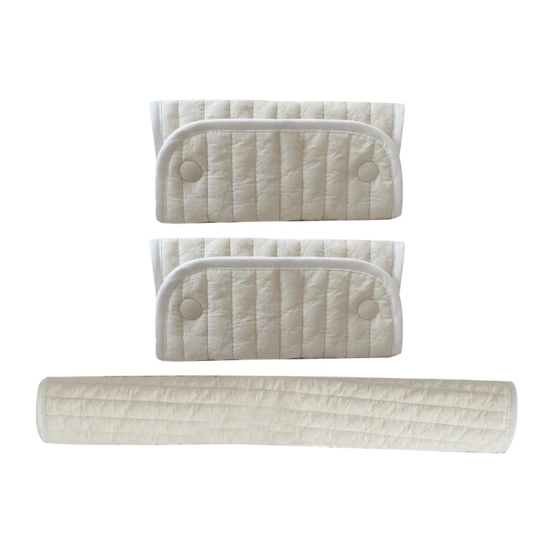 

Baby Stroller Armrests Cover Cotton Handle Bar Grip Protective Sleeve Soft Cover