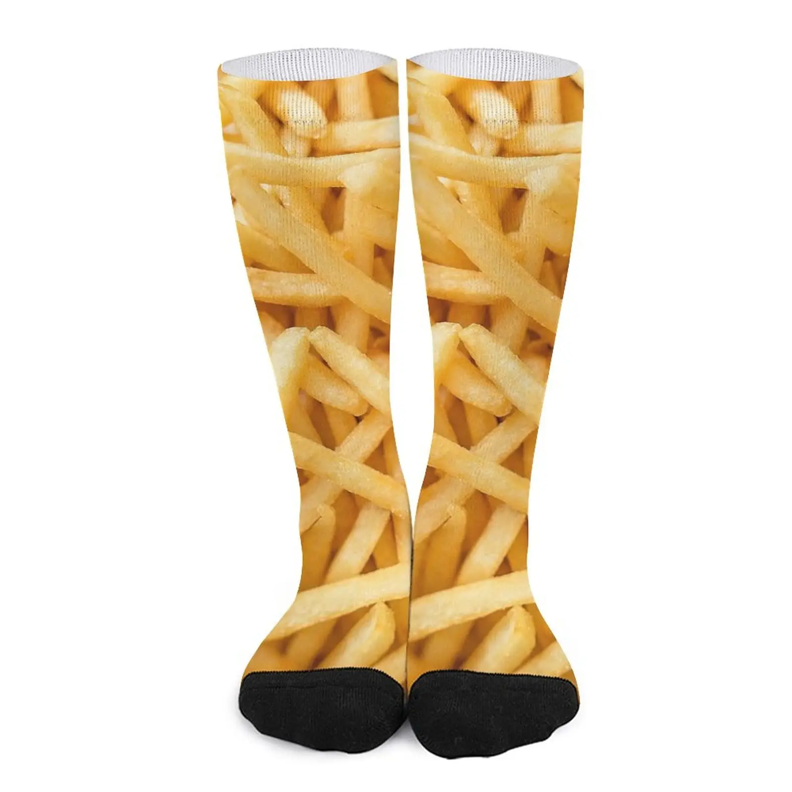 french-fries-crew-socks-3d-printed-cotton-socks-colorful-brand-warm