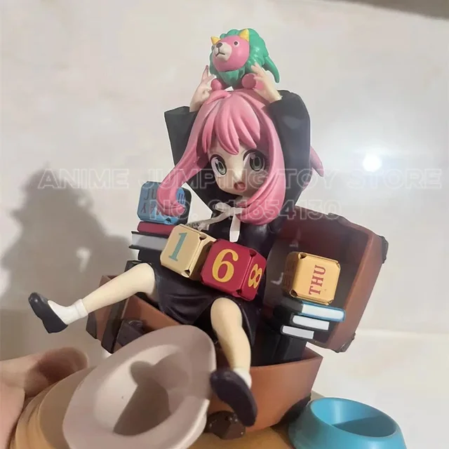 Spy x Family Anya Forger Anime Figures Loid Yor Twilight WaKuWaKu Figurine Bond Dog PVC Kawaii Doll Model Toys Children Gift 4