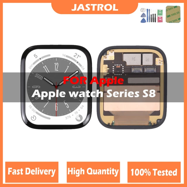 Apple Watch 8用のオリジナルLCDタッチスクリーン,デジタイザーディスプレイ,41mm,45mm,a2773,a2775,a2772,a2774  AliExpress