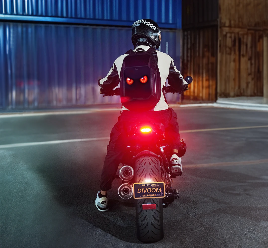 Cyberbag Led Backpack Motorcycle Riding Pixel Advertising Backpack Display Scree