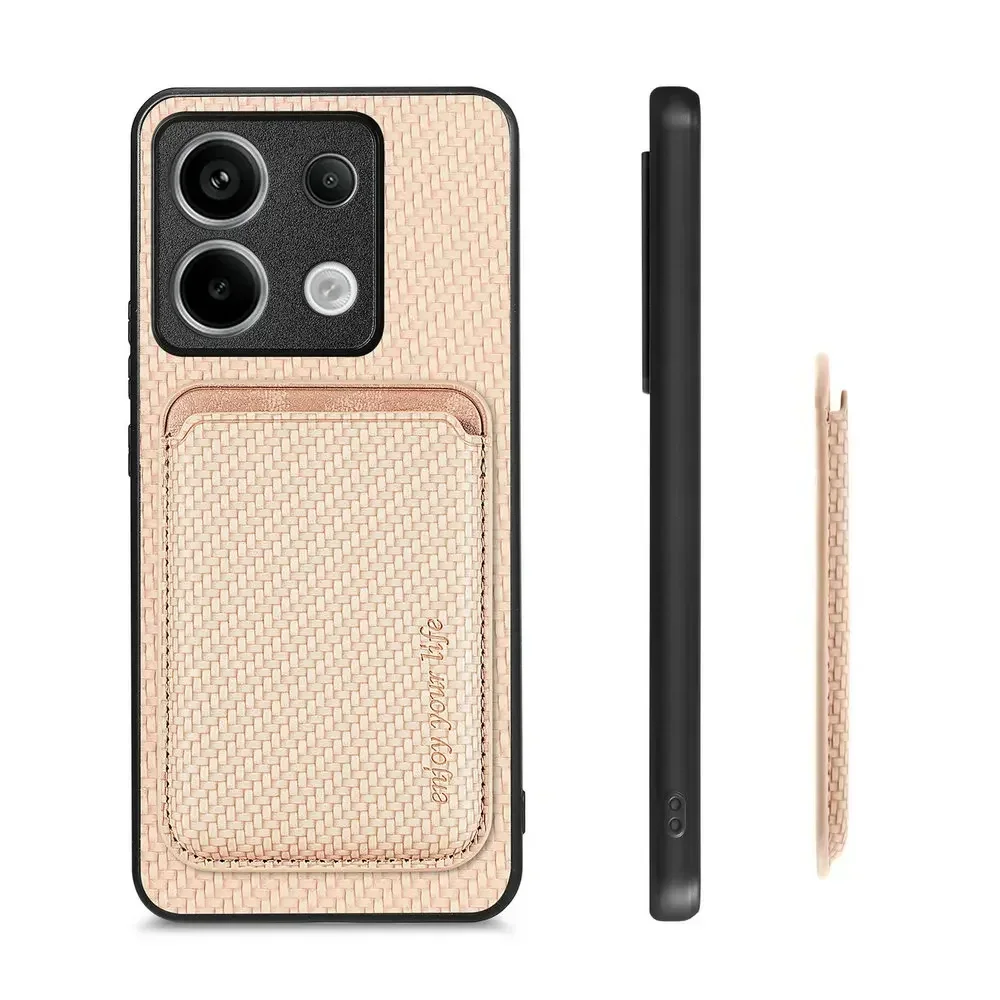 Luxury Leather Magnetic Detachable Card Holder Case