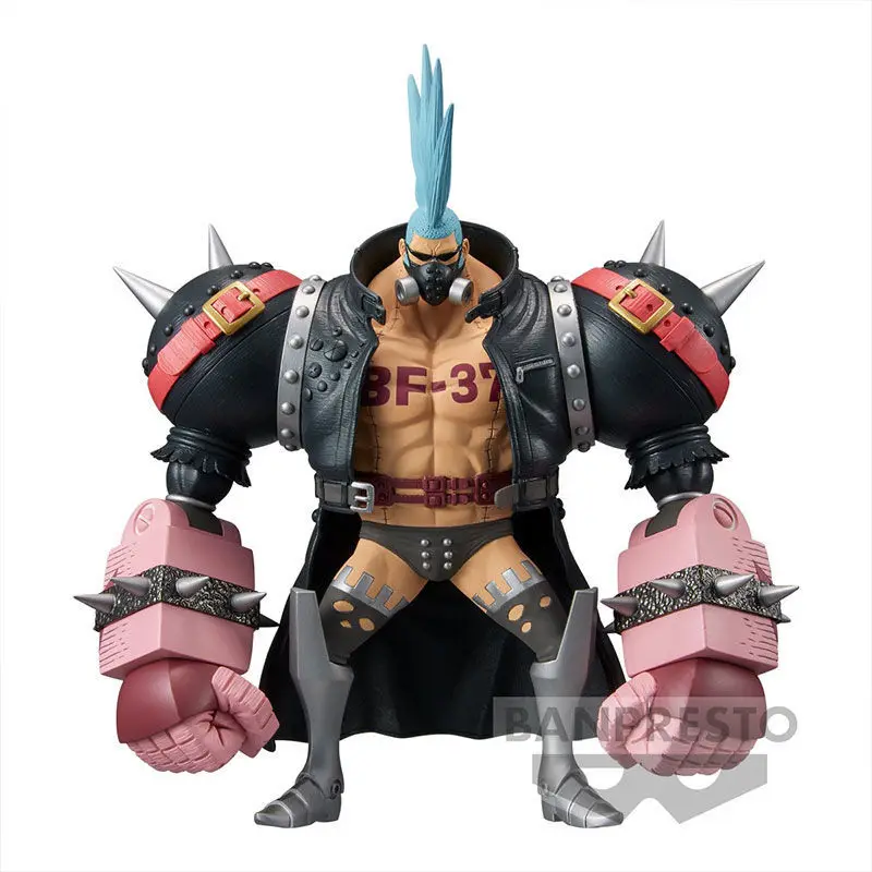 

One Piece Original Genuine Banpresto Dxf Red Theatrical Version Vol.12 15cm Franky Pvc Action Figure Model Gifts For Friends