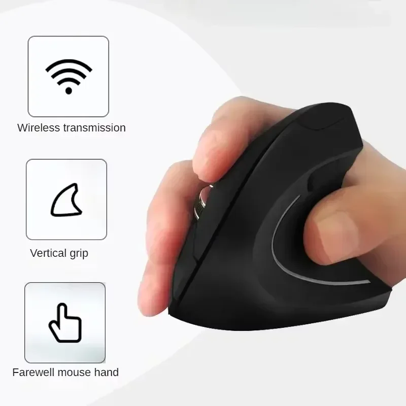 Vertical Wireless USB Mouse Ergonomic Rechargeable Portable PC Gamer For Computer Laptop Notebook Gaming Accessories wireless mouse gaming mouse