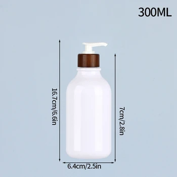 300 ml/500 ml เครื่องจ่ายสบู่เหลวขวดแชมพูขวดปั๊มสบู่คอนเทนเนอร์โลชั่นห้องน้ําแชมพู Conditioner Dispenser 22