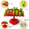 Montessori Frog Balance Game Toys Parent-Child Interactive Family Puzzle Game Birthday Christmas Bulk Frogs Tree Gifts for Kids 3
