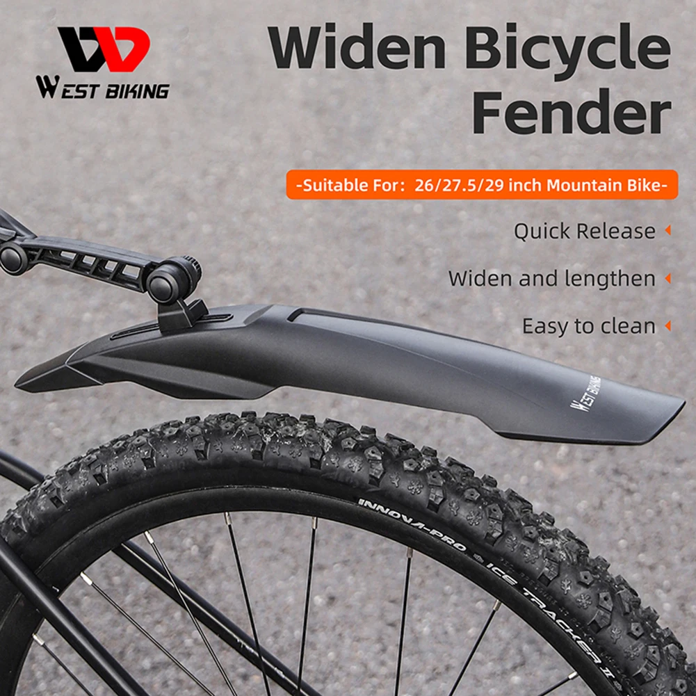 Bicycle Fender 2PCS Front Rear Tire Wheel Mudguard