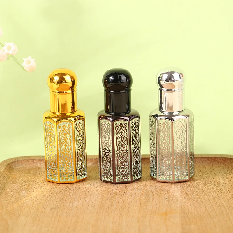 Portable Essential Oil Ball Empty Bottle Upscale Perfume Walk Bead Bottle Massage Smear Small Sample Glass 3ml/6ml/12ml