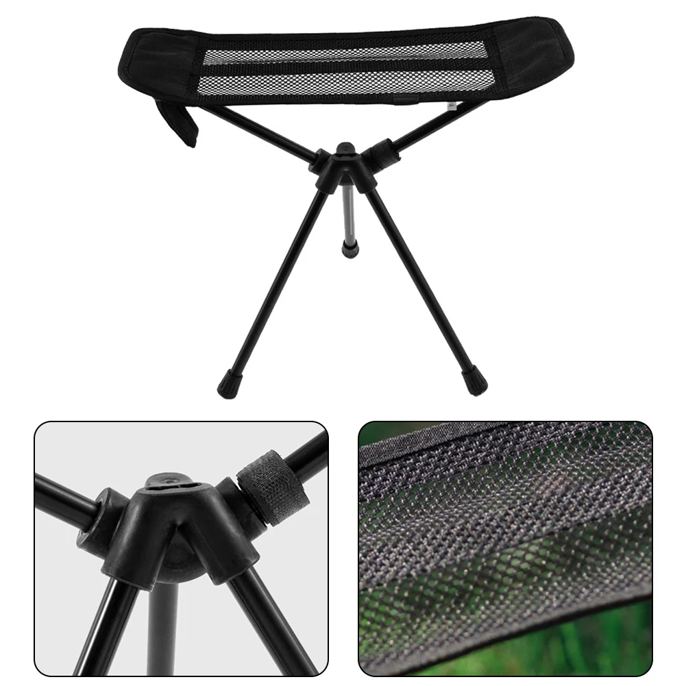 Description Picture 3 of itemFolding Camping Chair Foot Rest Chair Leg Rest Travel Fishing Foldable Chair Stool Outdoor Foldable Chair Beach Stool