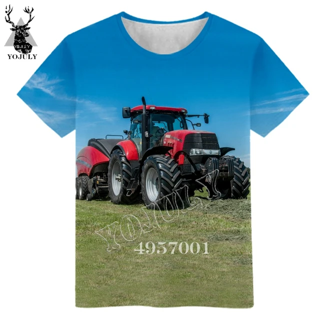 Polera John Deere Logo Tractor Polera de manga corta ropa