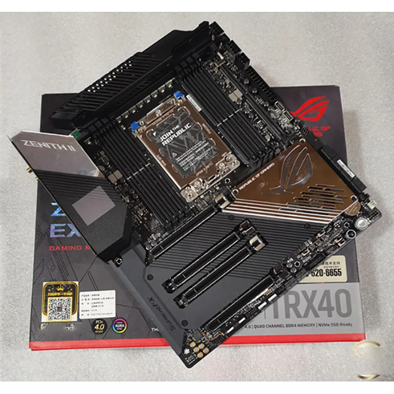 For ASUS ROG ZENITH II EXTREME ALPHA Z2EA E-ATX RGB DDR4 Support X3960 X3990 Desktop Motherboard 6 For ASUS ROG ZENITH II EXTREME ALPHA Z2EA E-ATX RGB DDR4 Support X3960 X3990 Desktop Motherboard - Image 4