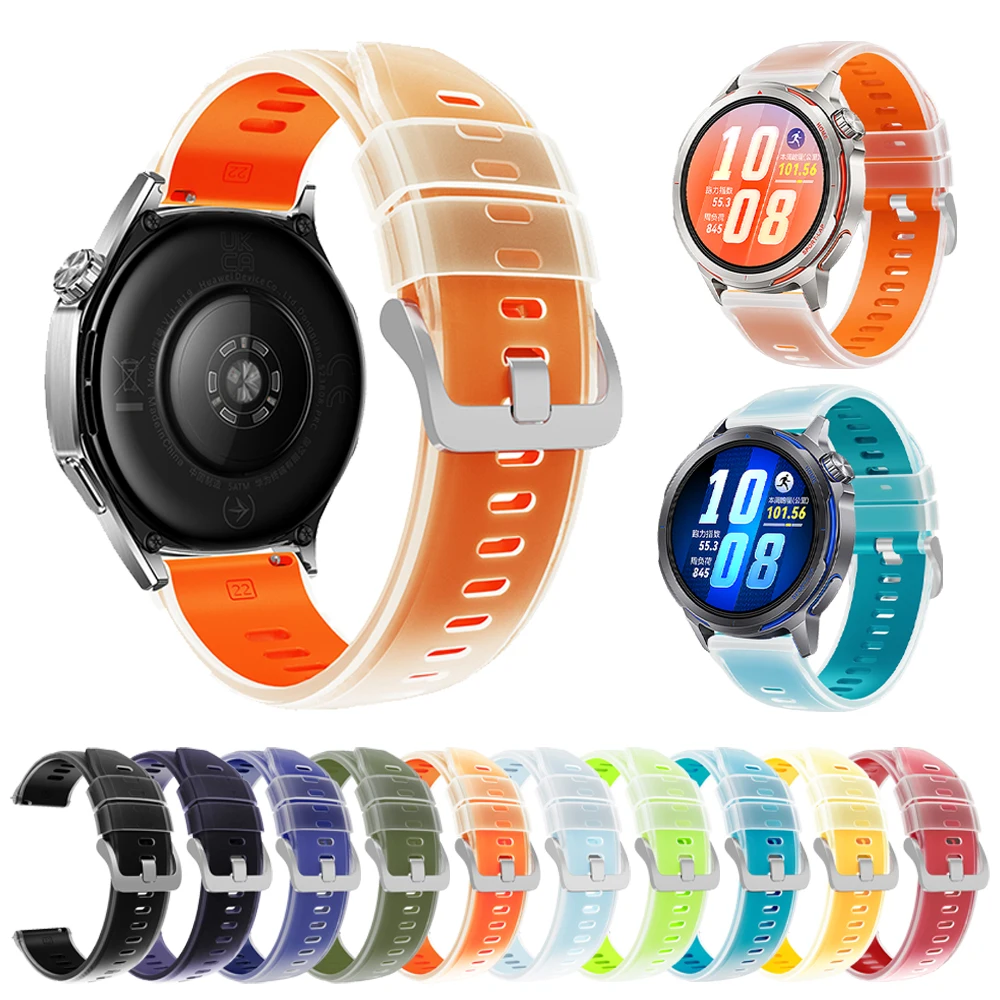 Silicone Sport Replacement Band for Huawei Watches - 22mm Bracelet