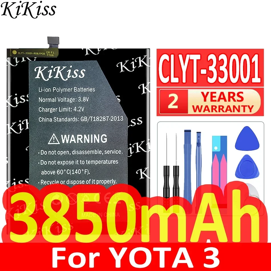 

Аккумулятор KiKiss 3850 мАч для YOTA 3, YOTA3, с бесплатными инструментами