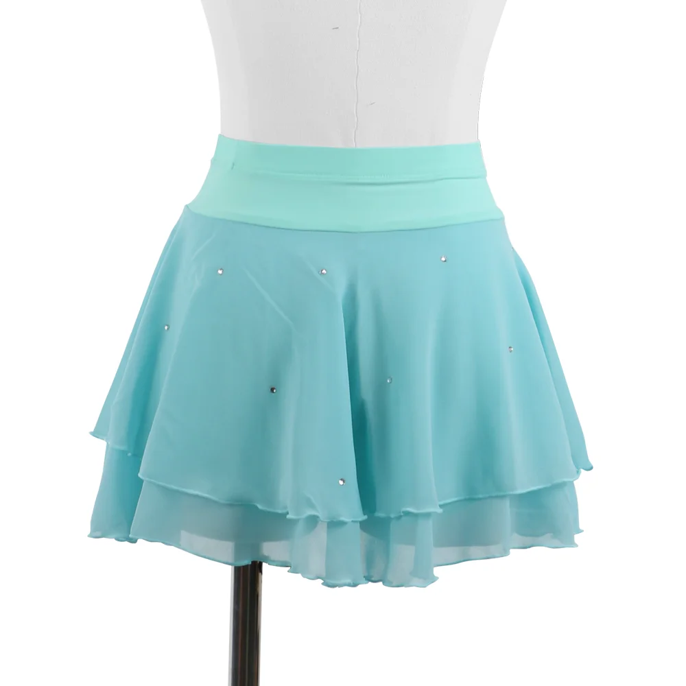 Zagitova Figure Skating Skirt For Women Girls Ice Skating Clothes Mini Skirt With Underwear Beautiful Diamond