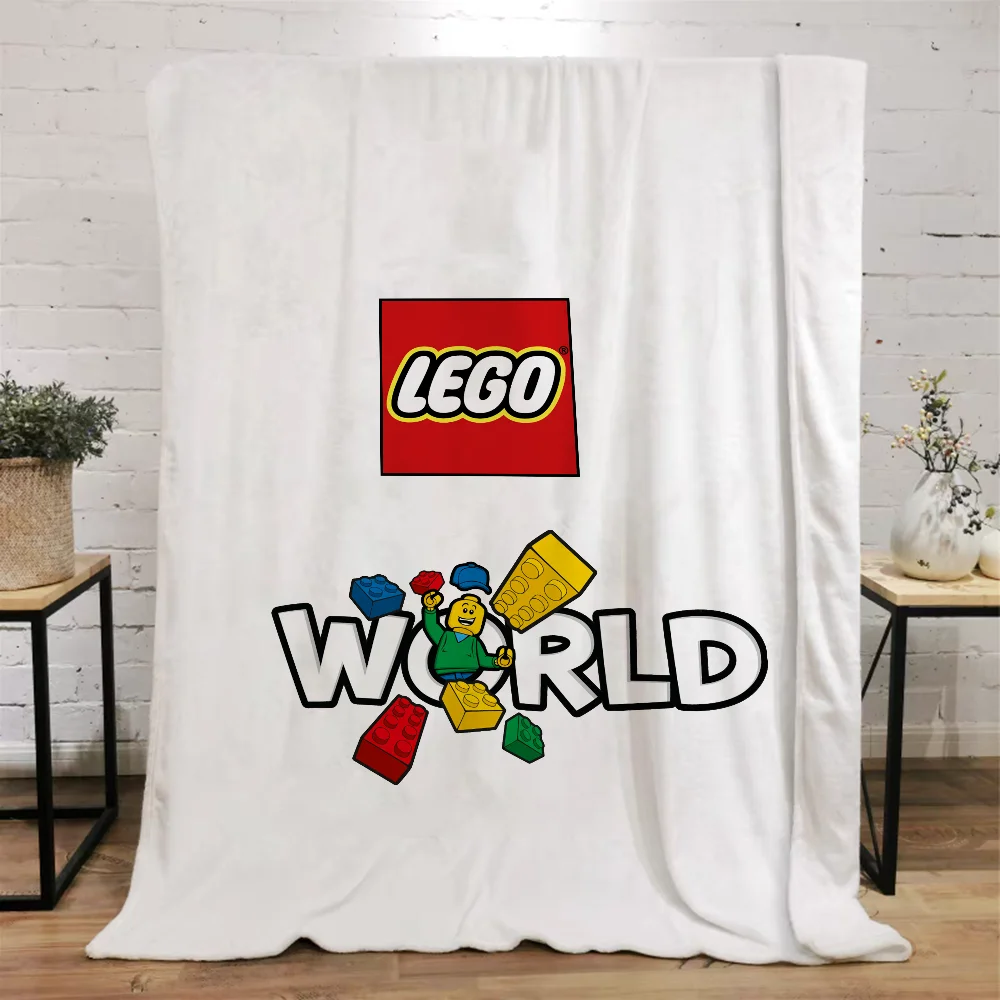 LEGOs 겨울용 두꺼운 담요, 고급 침구, 니트 격자 무늬 침대, 홈 인테리어, 비치 타올, 무릎 푹신하고 부드러운 낮잠