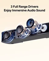ULTIMEA 330W 7.1ch Virtual Surround Soundbar, Home Theater TV Sound Bar with Subwoofer&4 Surround Speakers, Smart App Control - Image 4