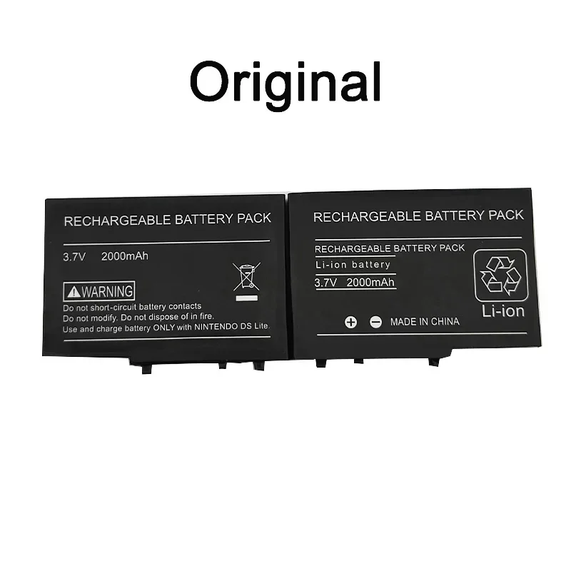 Batteria integrata per console di gioco per Nintendo NDSL Host Batterie 2000mAh 3.7V Cella di ricambio ricaricabile al litio con cacciavite - Image 3