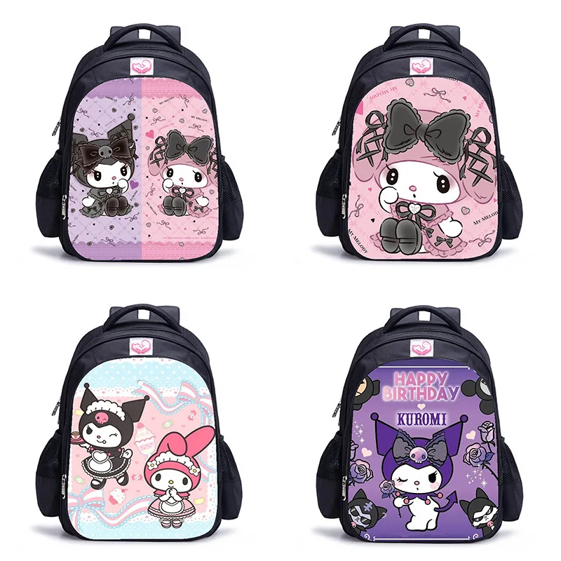 

Sanrio Kuromi Melody Backpack Female Japanese Cute Primary Students Junior High School Large-capacity Reflective Schoolbag