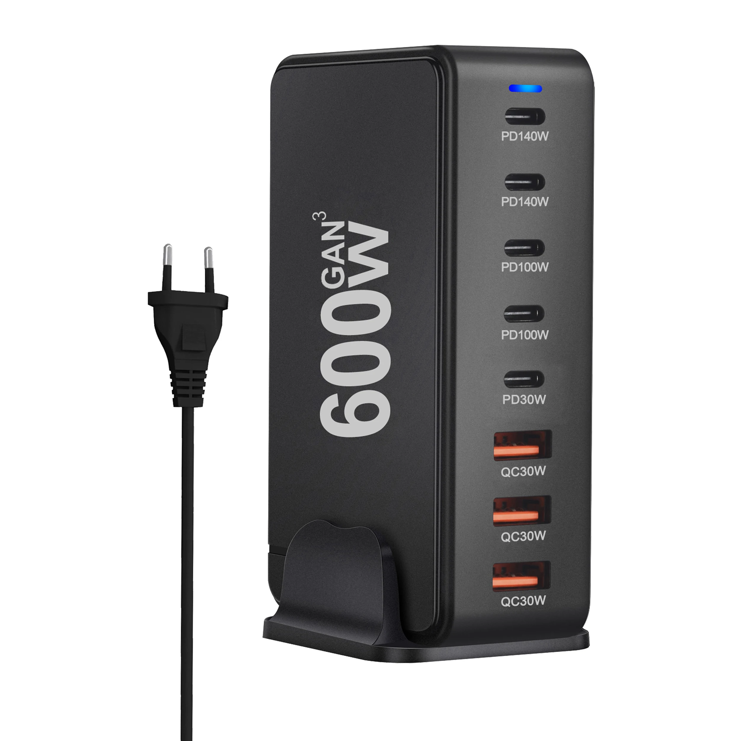 ตัวเลือกสินค้า ชาร์จเร็ว 8 พอร์ต 600W ชาร์จได้ทั้งมือถือและแท็บเล็ต