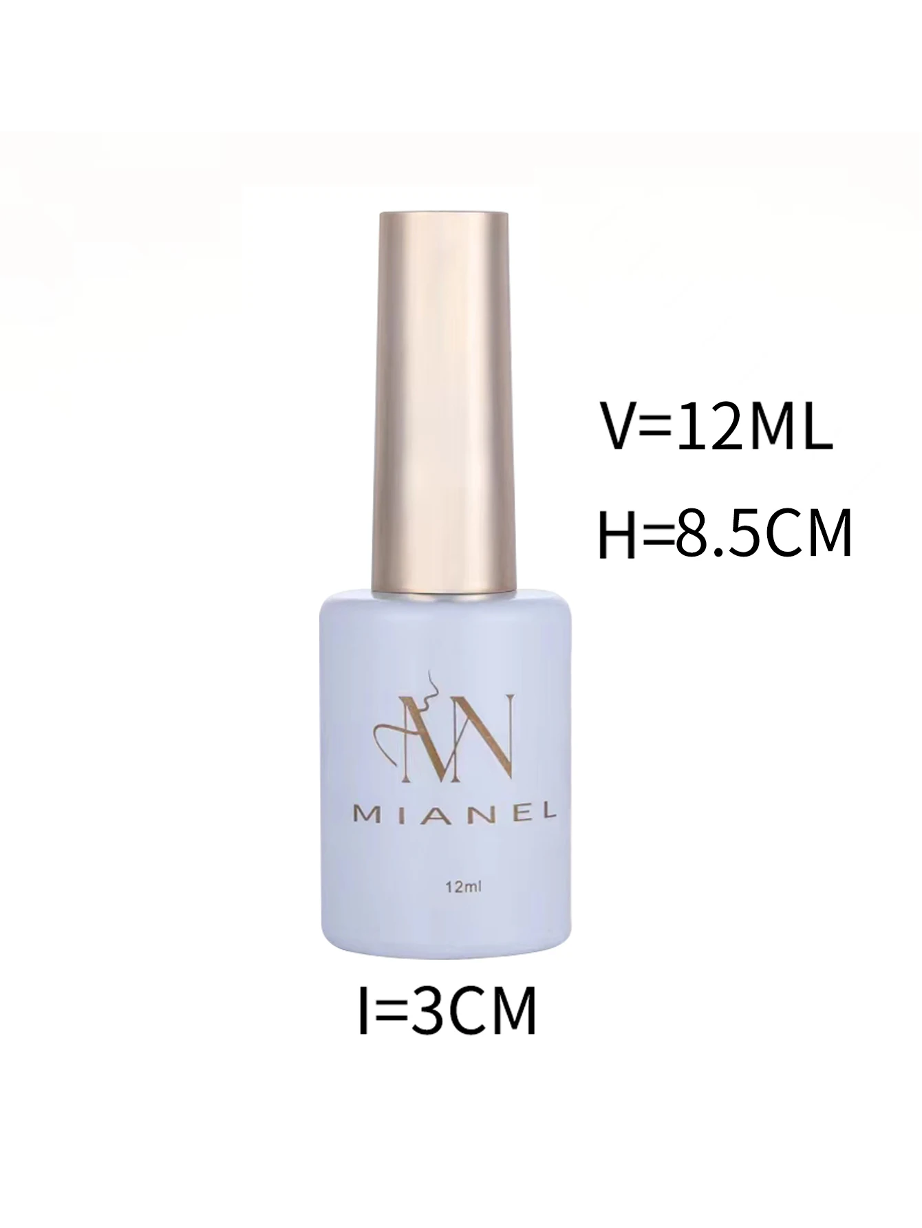 MIANEL 12ml Soak-Off Nail Polish Remover, Quickly & Easily, No Soaking Or Wrapping,Professional Gel Polish Remover For Nails Kit 6