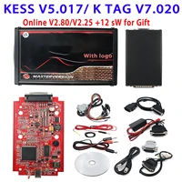 V2.80 KESS Ktag K TAG V7.020 for K-ESS V2.53 V2 V5.017 SW V2.25 v2.80 2.53 Master ECU Chip Tuning Tool for K-TAG 7.020 Kess 1