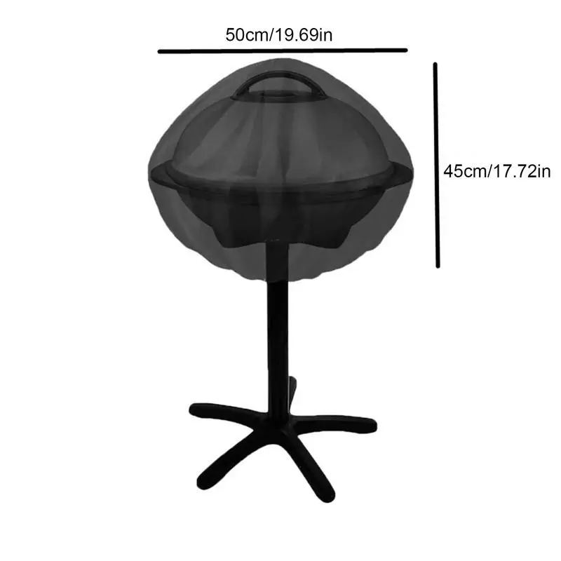 Grill Cover Electric For George Foreman Small Round BBQ Waterproof Fan Covers Outdoor Heavy Duty Suits barbecue grill cover