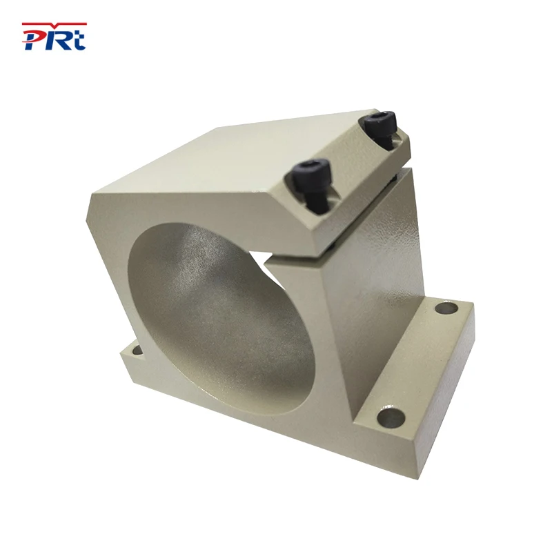 65mm Aluminum Spindle Clamp Motor Bracket with 4pcs Screw for CNC Engraving router Machine Motor Mounting Holder PRTCNC