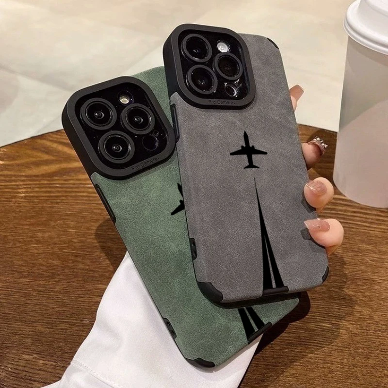 รูปสินค้า เคสหนังด้านหรูหรา ป้องกัน iPhone 17/16/15/14/13/12/11 Pro Max 16 Plus X XR XS Max