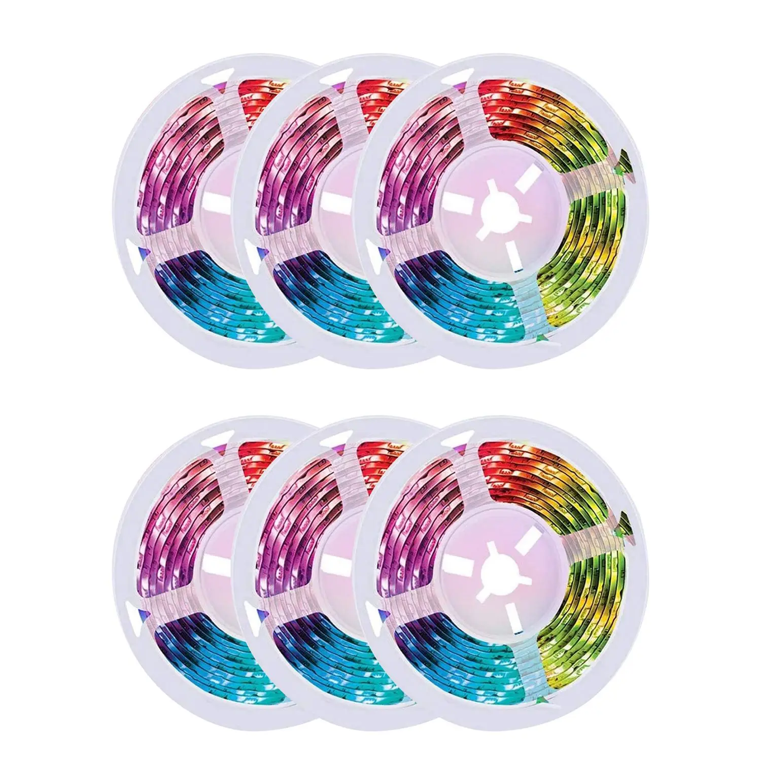 

Светодиодная лента с Bluetooth, 15 м, IP65, 5050 RGB, освещение для танцев на День Благодарения, Рождество (вилка стандарта ЕС)