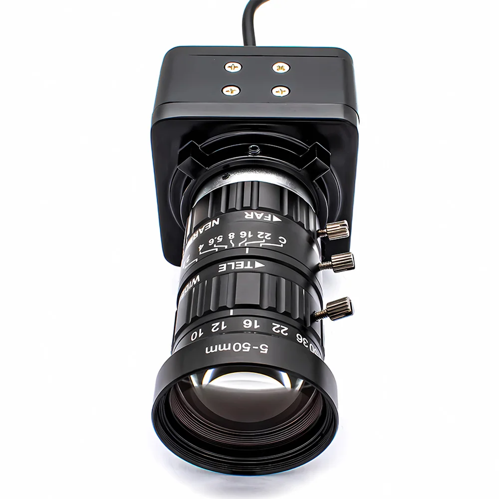 IMX577 12MP USB Camera 1080P 120FPS Industrial Metal Box With 5-50mm High Qualit