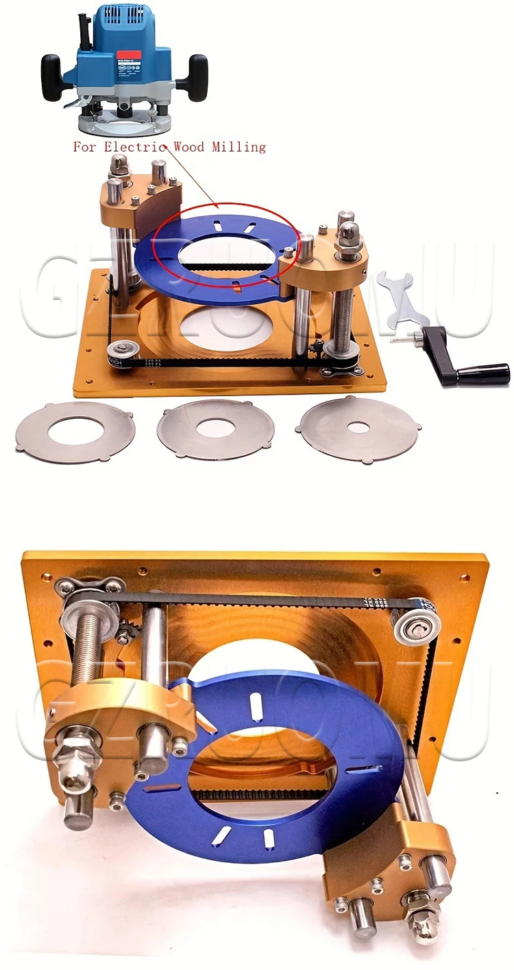 Router Lift Router Table Insert Plate for Engraving Machine Electric Wood Millin