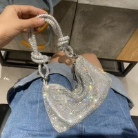 luxury Designer hobo shoulder bag handmade Shining Rhinestones Evening clutch Bag Purse Crystal Purses and handbag Hobo Bags - Image 5