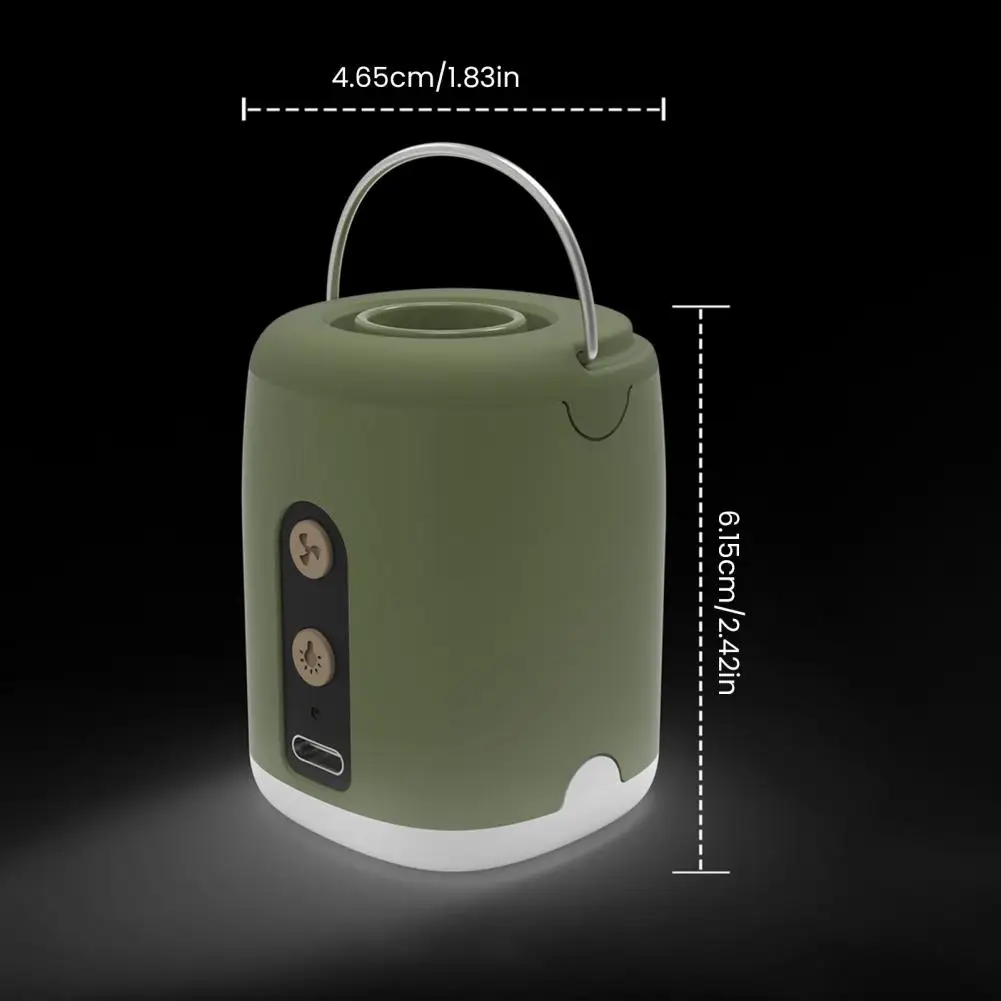 LED 조명이 장착된 야외 미니 공기 펌프 4 노즐 Type-C 충전식 풍선 수영 링 플로트 에어 매트리스 침대 휴대용 Elec